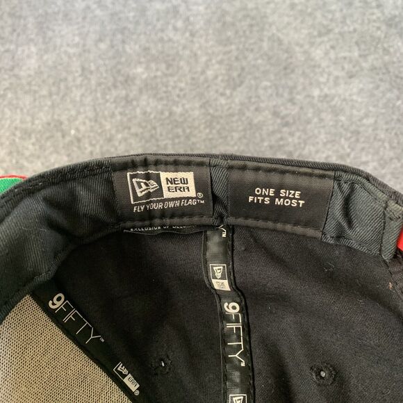 Chicago Bulls Hat - Snapback Cap Hardwood Classics NBA Basketball Black NEW ERA - Picture 8 of 10